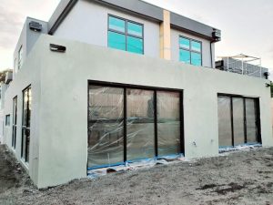 External House polystyrene panels cladding