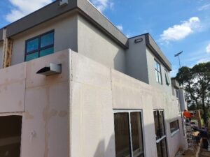 Home cement rendering project