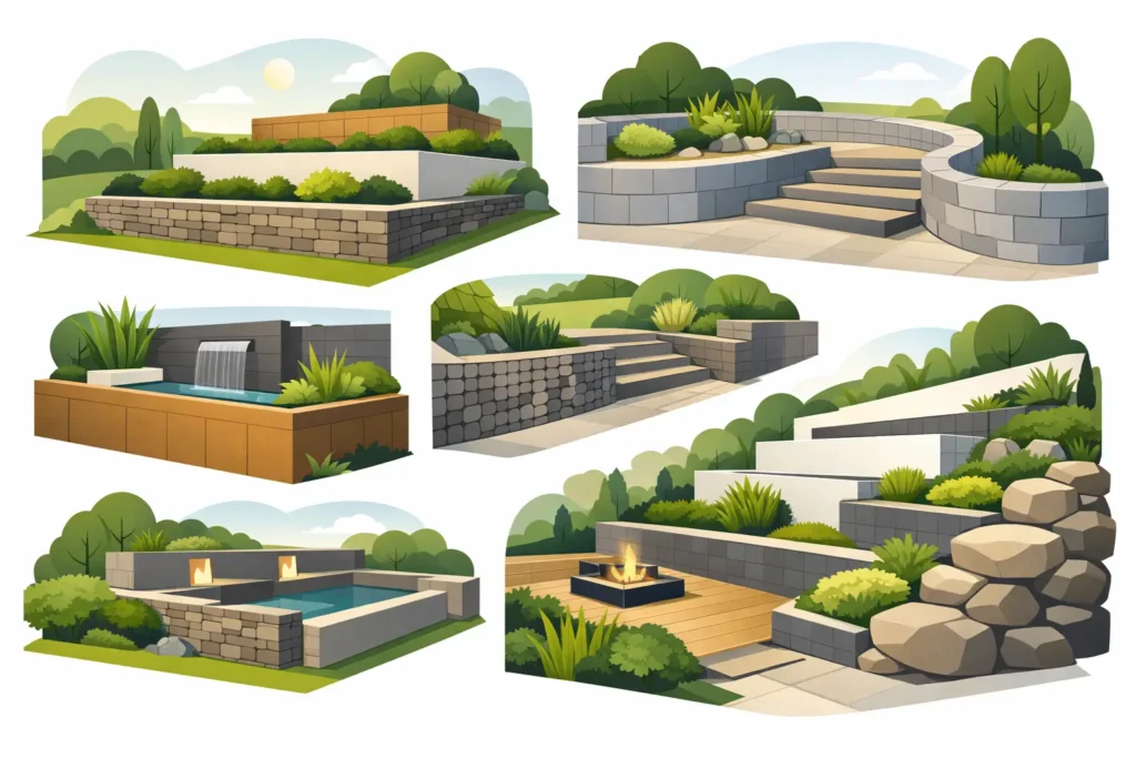 8 Rendering Retaining Walls Ideas
