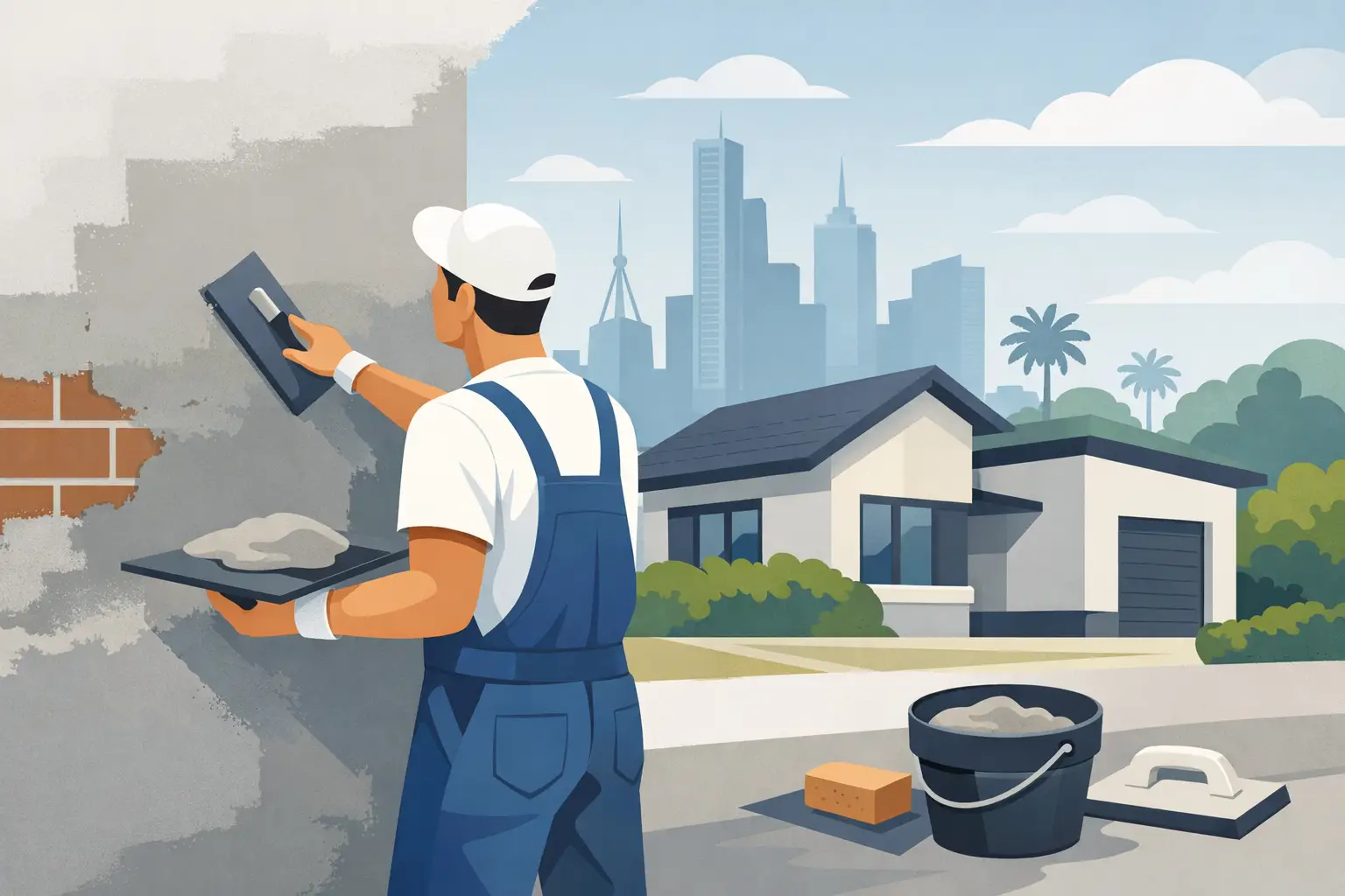 Read more about the article Cement Rendering Melbourne for Lasting Walls