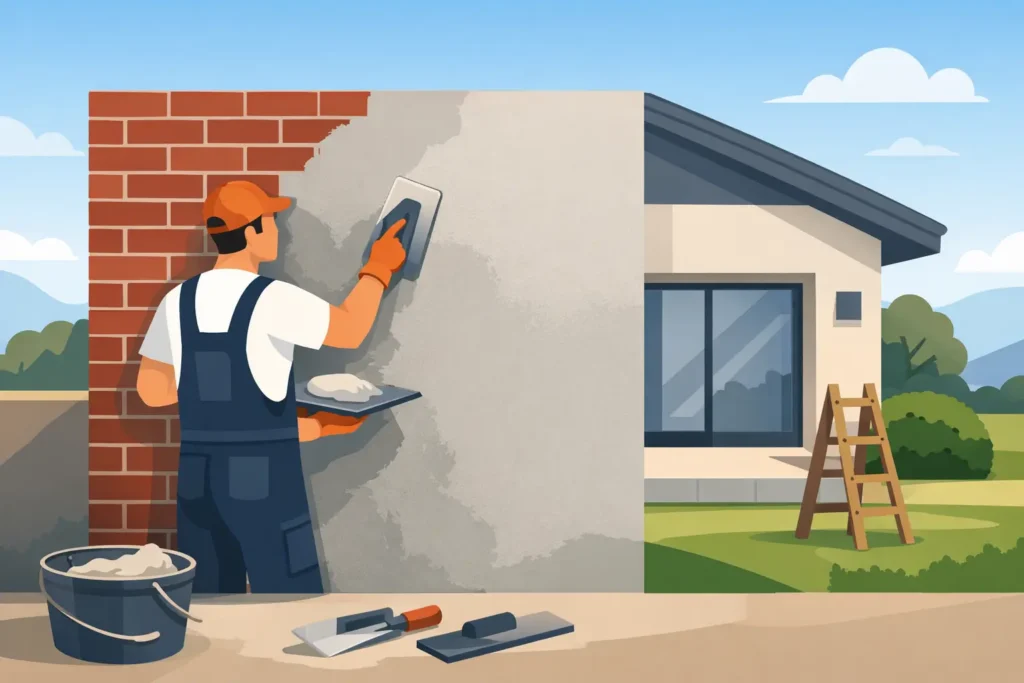 How to Render Exterior Brick Walls Properly