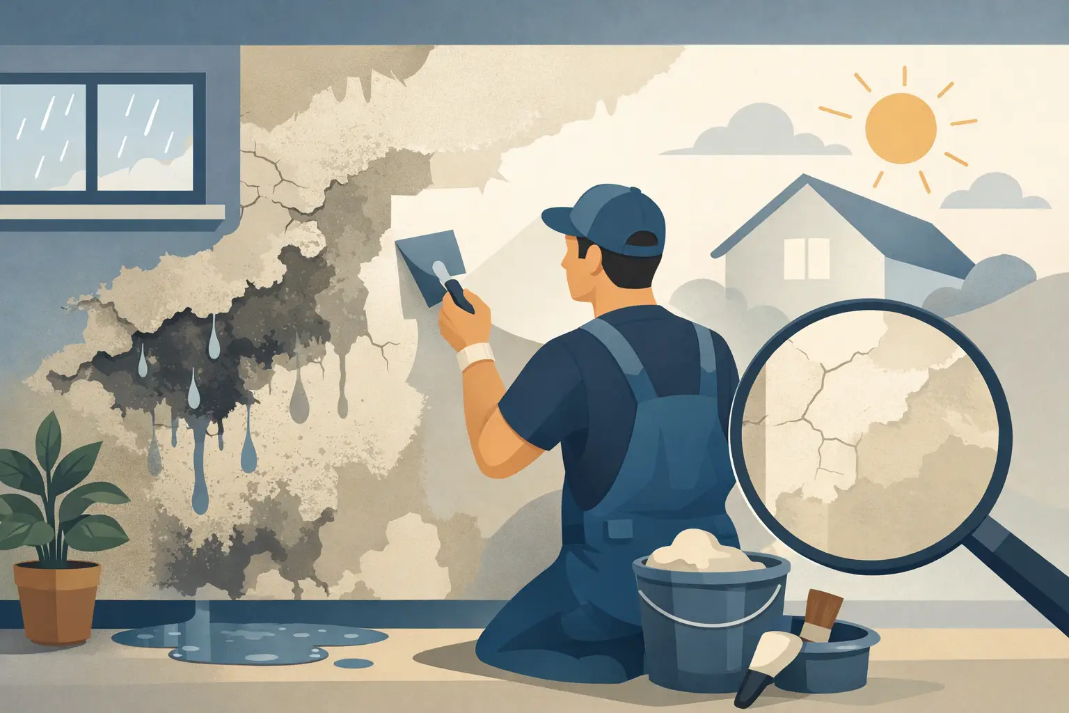 Read more about the article How to Fix Damp Render Walls Without Repeat Damage