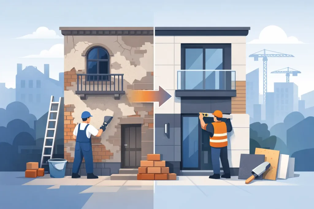 How to Upgrade Old Facades Without Shortcuts
