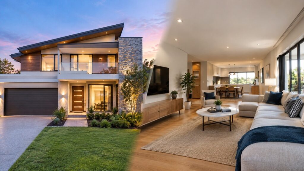 Exterior vs Interior Rendering