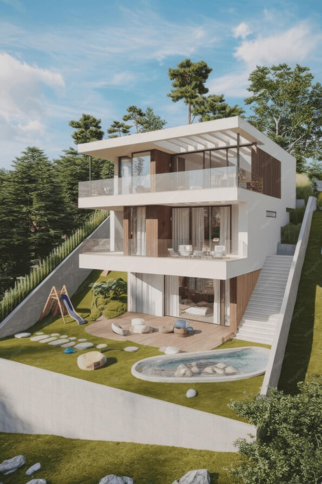 Residential exterior rendering services