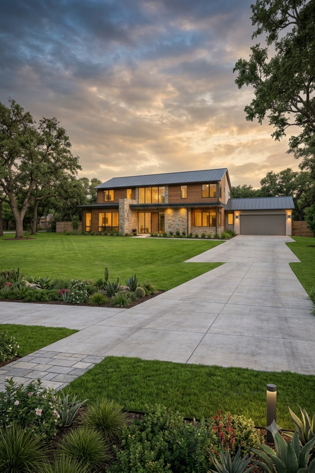 Modern house exterior design