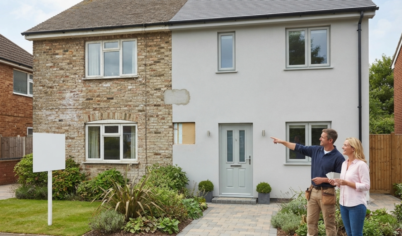 Exterior rendering finish