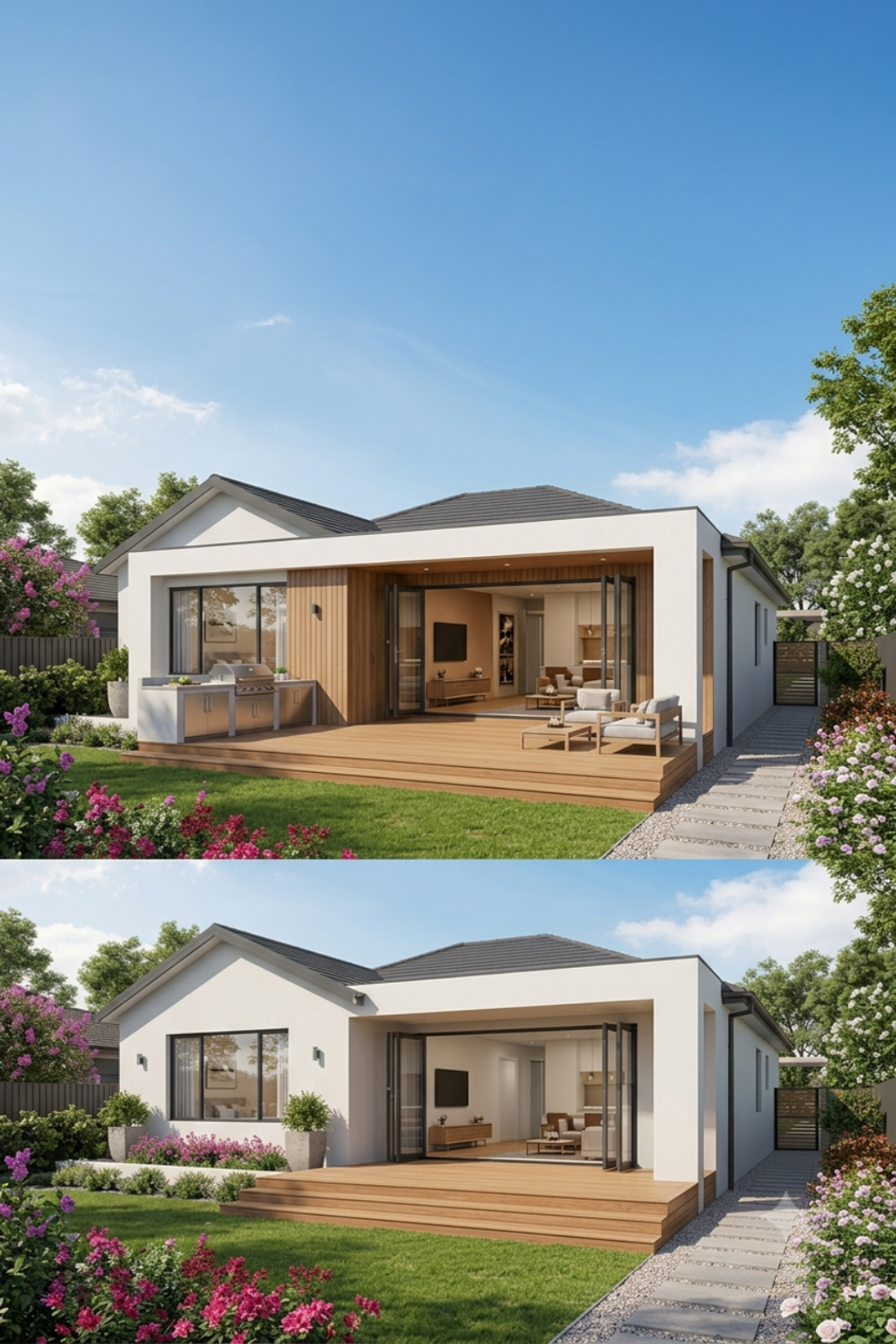 House exterior renovation project
