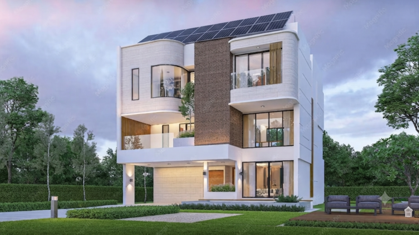 Residential exterior rendering