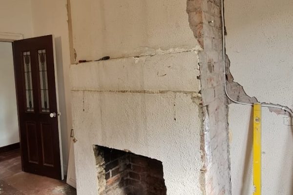 Modern home wall cement rendering