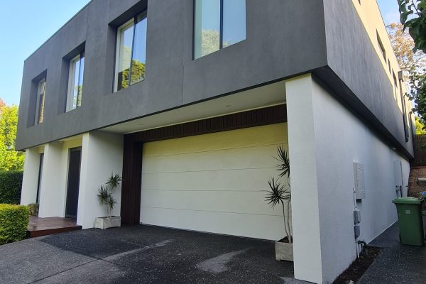 Exterior home cement rendering