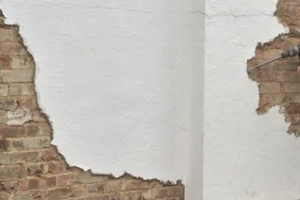 New home cement rendering