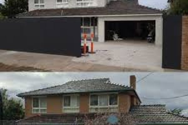 Cement house rendering