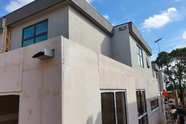 Home cement rendering project